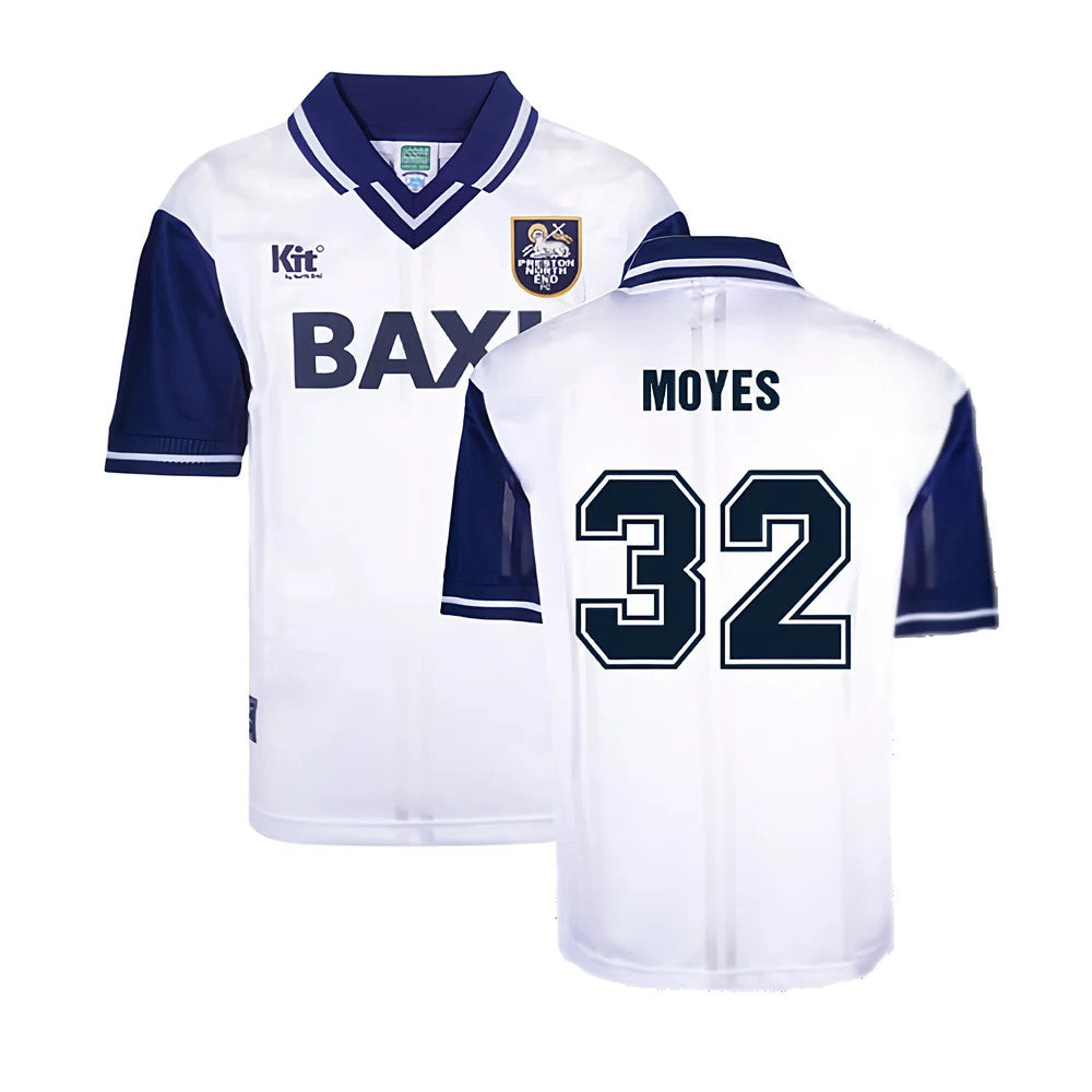 Preston North End 1996 Home Retro Football Shirt (Moyes 32)_0