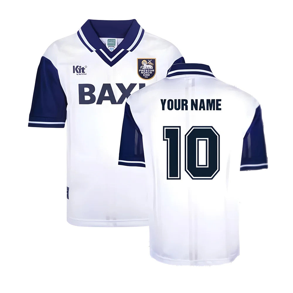 Preston North End 1996 Home Retro Football Shirt (Your Name)_0