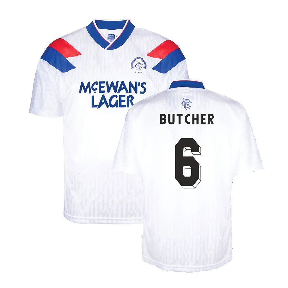 Rangers 1990 Away Retro Football Shirt (Butcher 6)_0