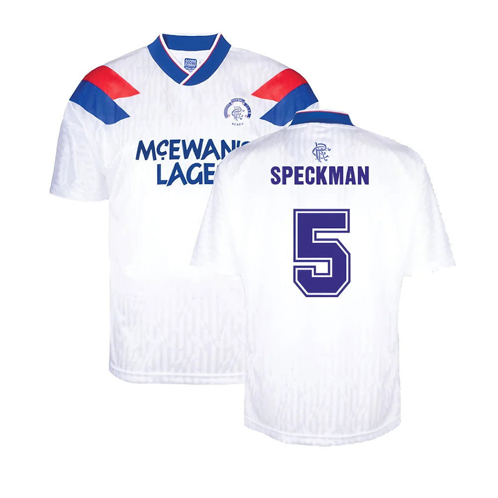 Rangers 1990 Away Retro Football Shirt (Speckman 5)_0