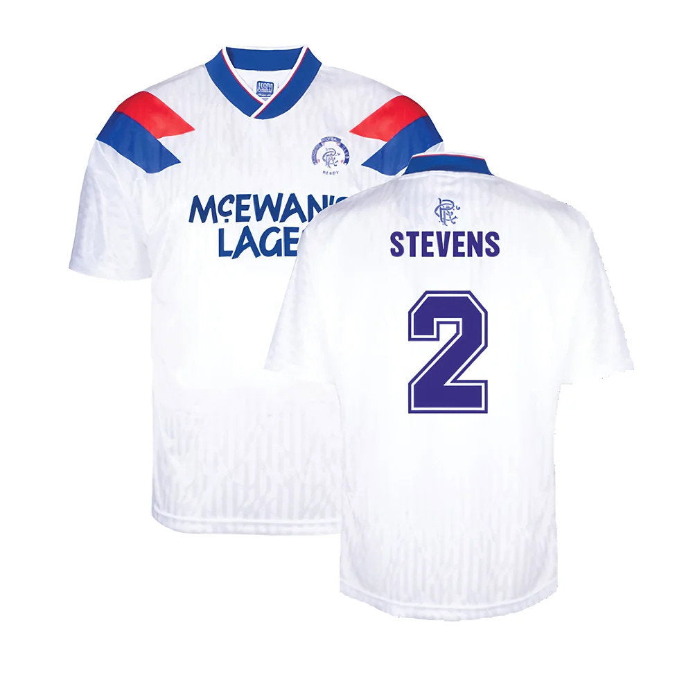 Rangers 1990 Away Retro Football Shirt (Stevens 2)_0