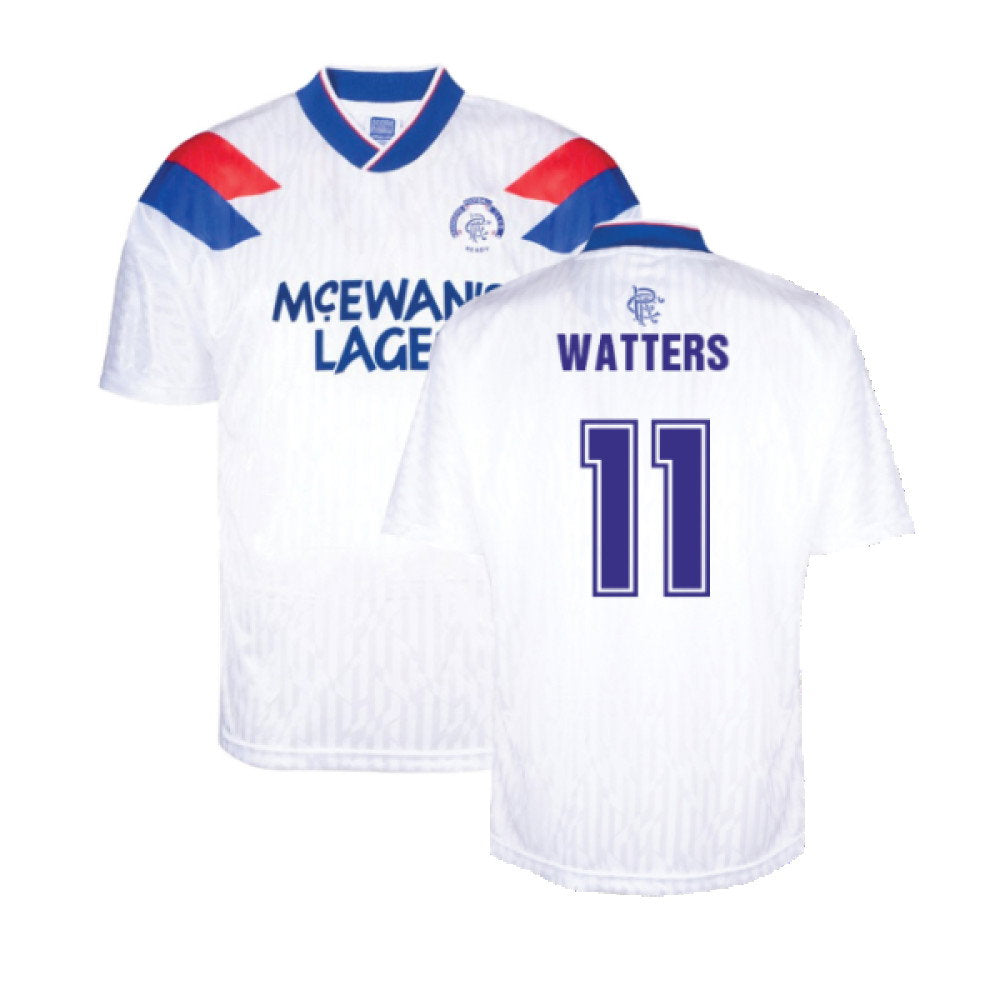 Rangers 1990 Away Retro Football Shirt (Watters 11)_0