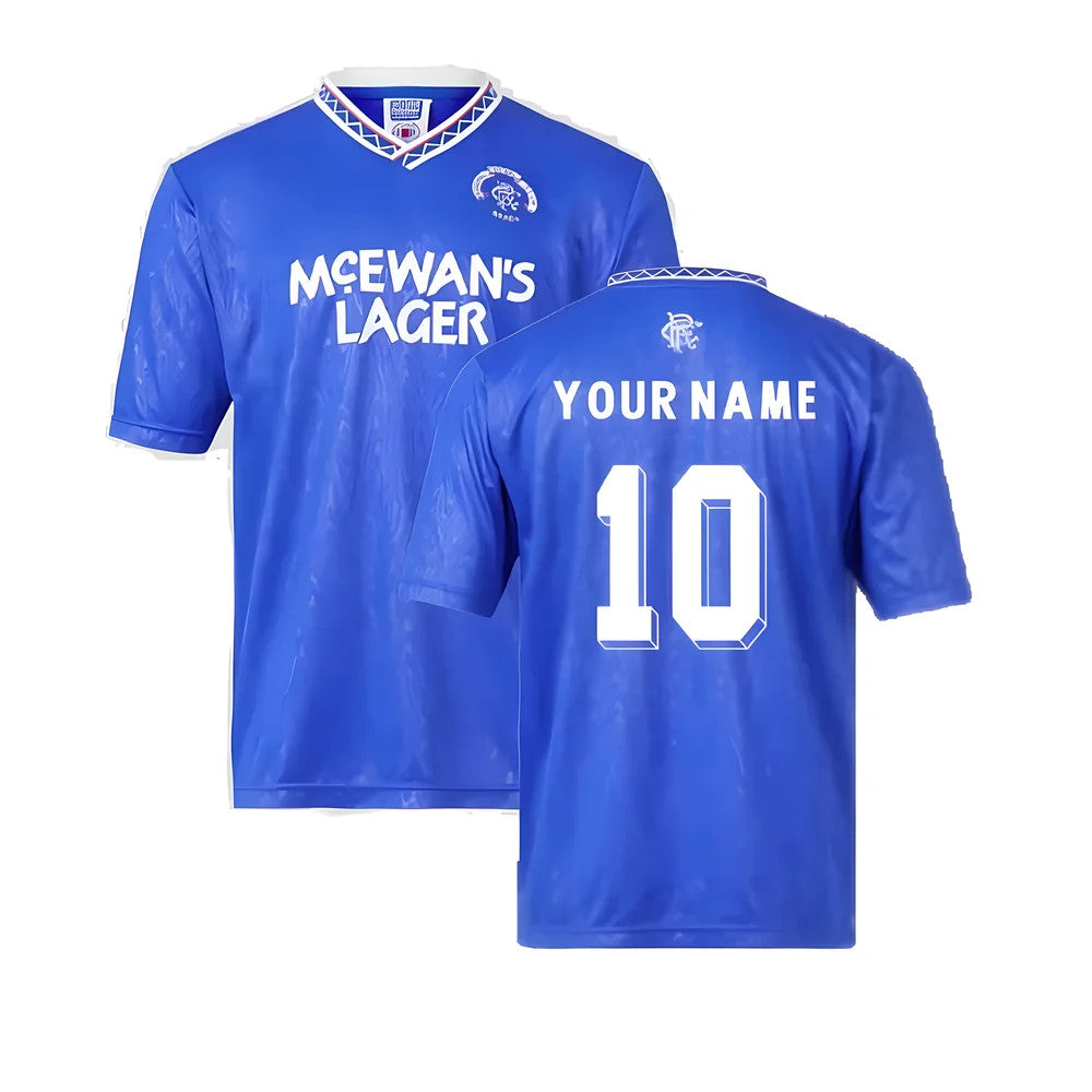 Rangers 1990 Home Retro Football Shirt (Your Name)_0
