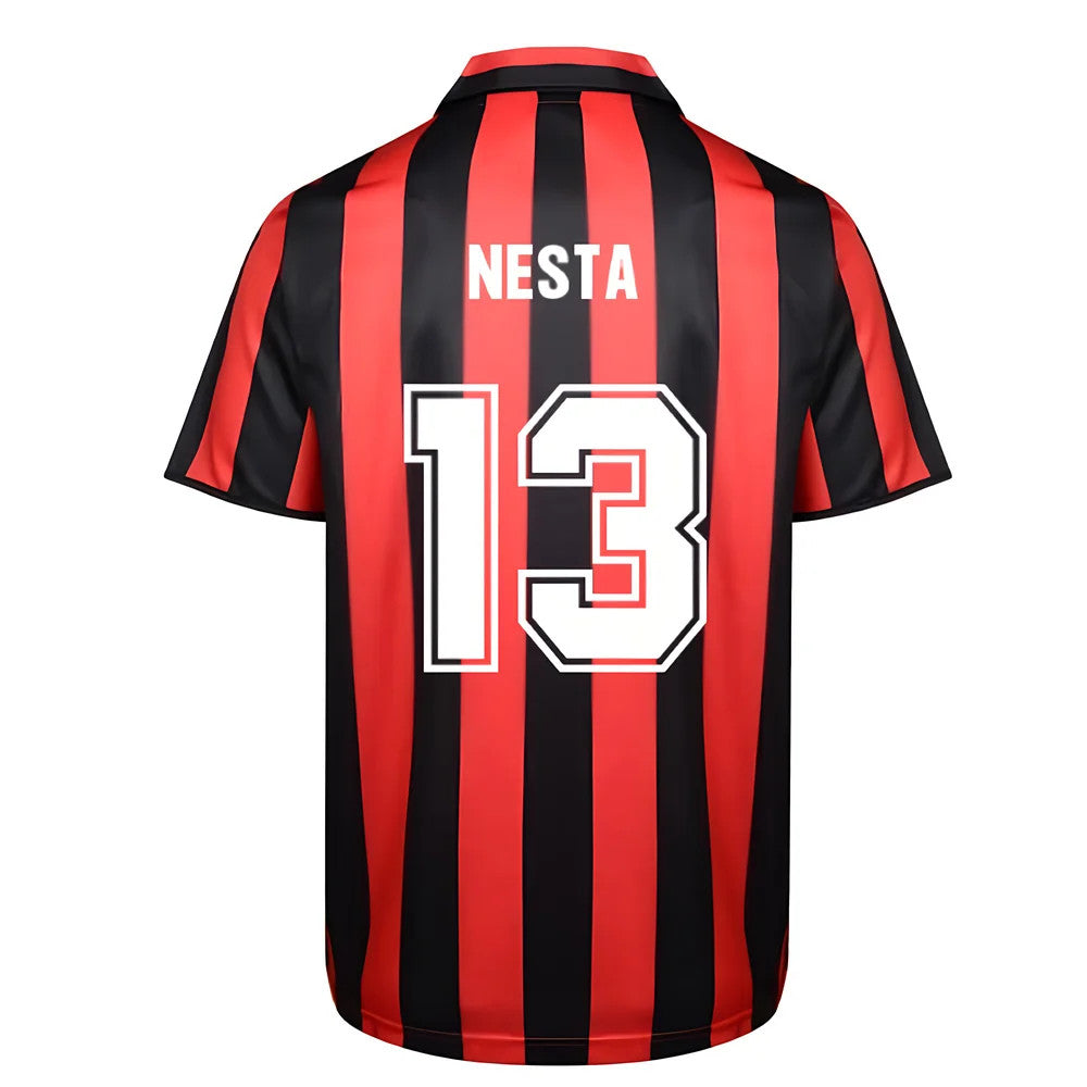 Score Draw Ac Milan 1988 Retro Football Shirt (NESTA 13)_0