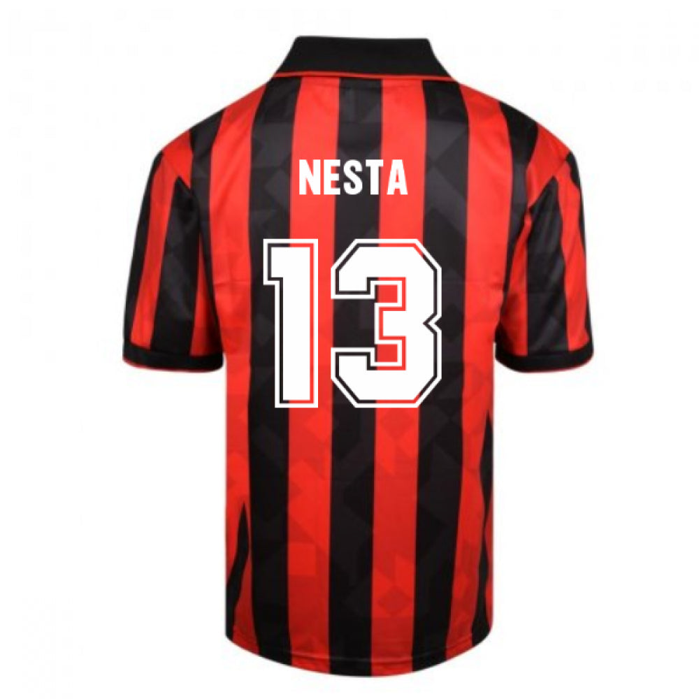Score Draw AC Milan 1994 Retro Football Shirt (NESTA 13)_0