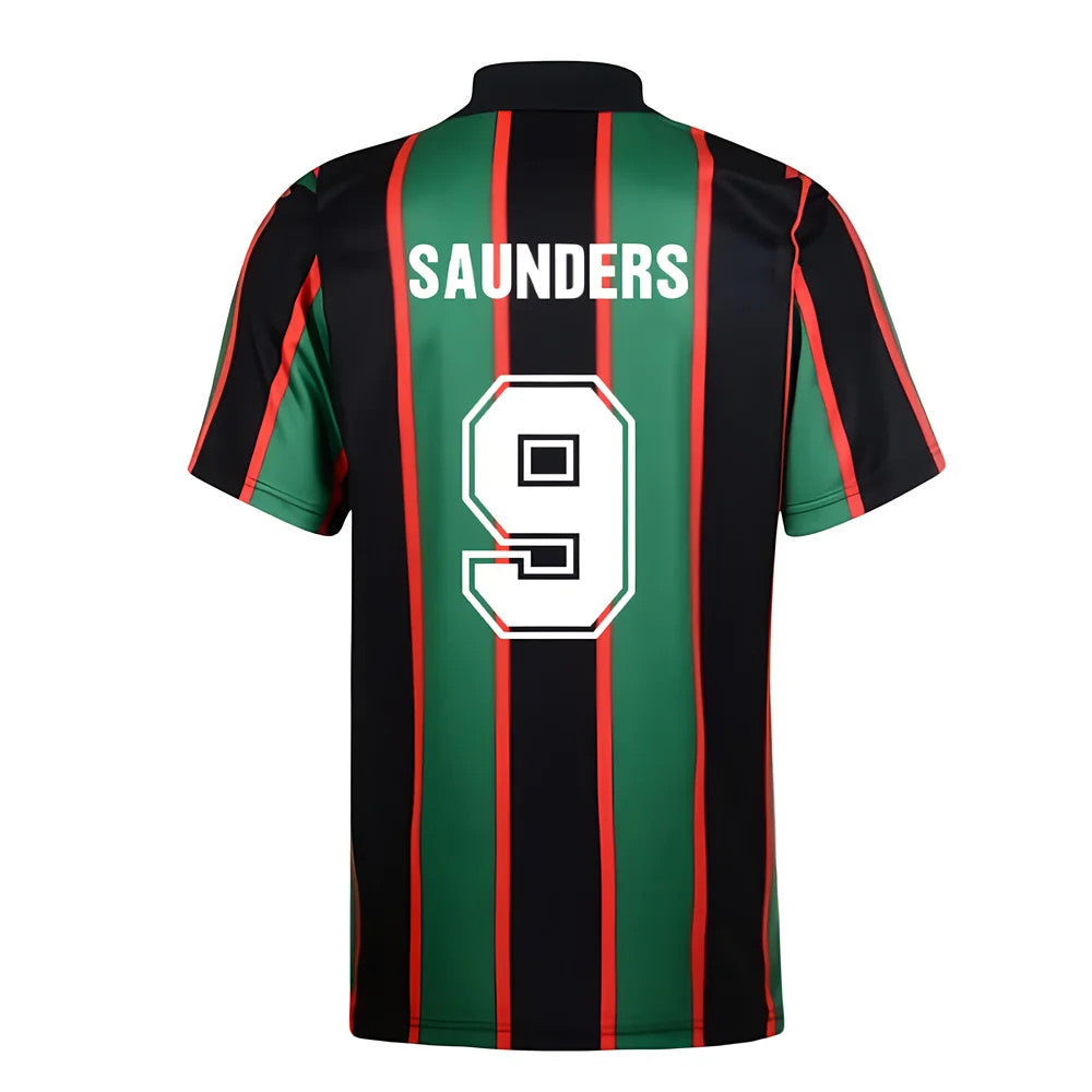 Score Draw Aston Villa 1994 Away Retro Shirt (Saunders 9)_0
