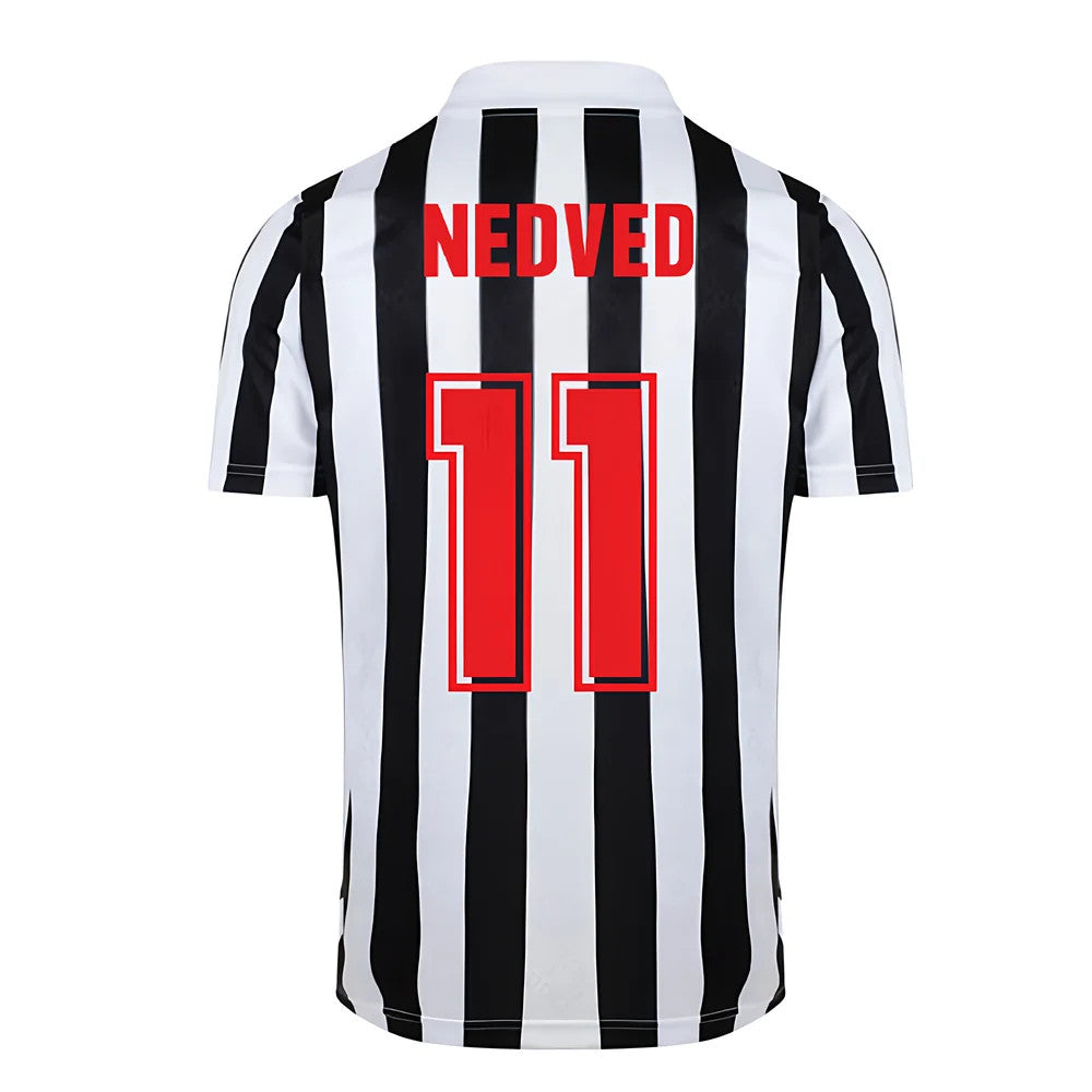 Score Draw Juventus 1984 Retro Football Shirt (NEDVED 11)_0