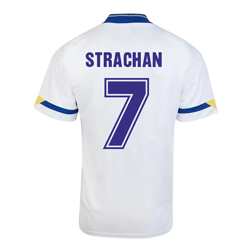 Score Draw Leeds United 1992 Home Shirt (STRACHAN 7)_0