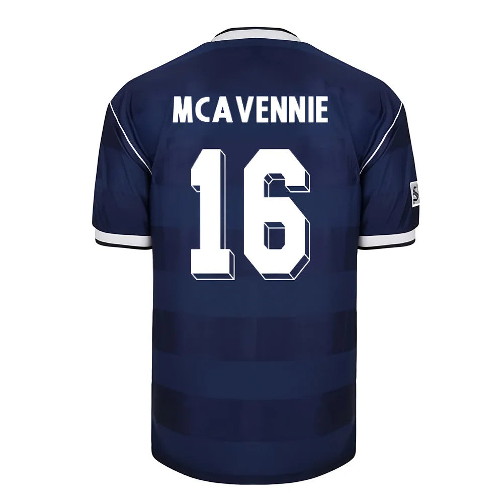 Score Draw Scotland 1986 Retro Football Shirt (McAvennie 16)_0