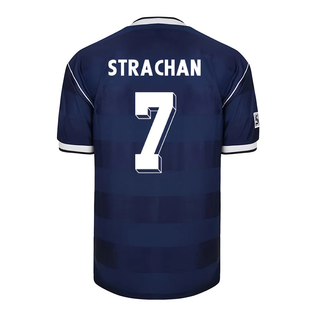 Score Draw Scotland 1986 Retro Football Shirt (Strachan 7)_0
