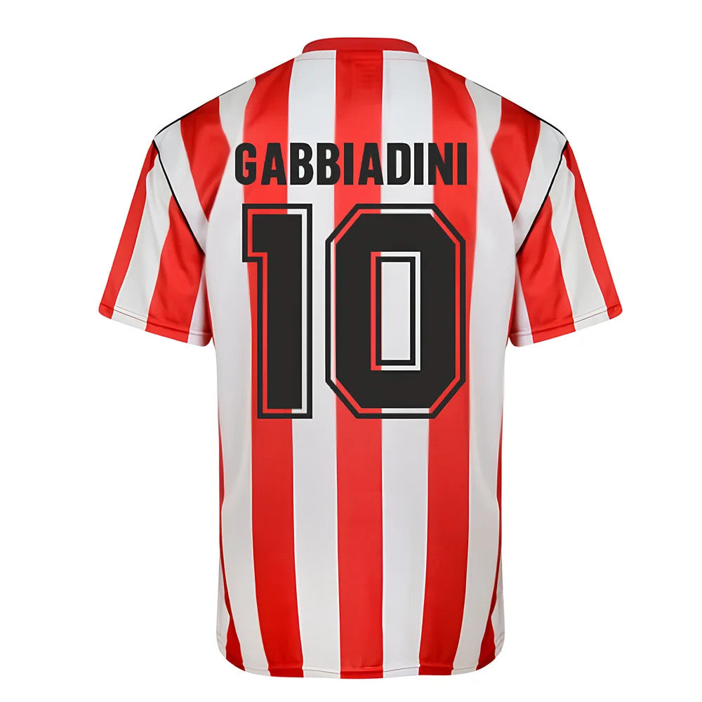 Score Draw Sunderland 1990 Retro Football Shirt (Gabbiadini 10)_0