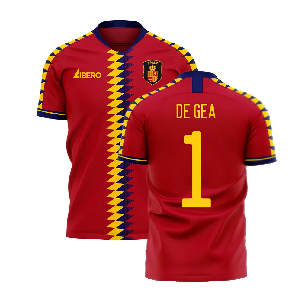 Spain 2025-2026 Home Concept Football Kit (Libero) (DE GEA 1)_0