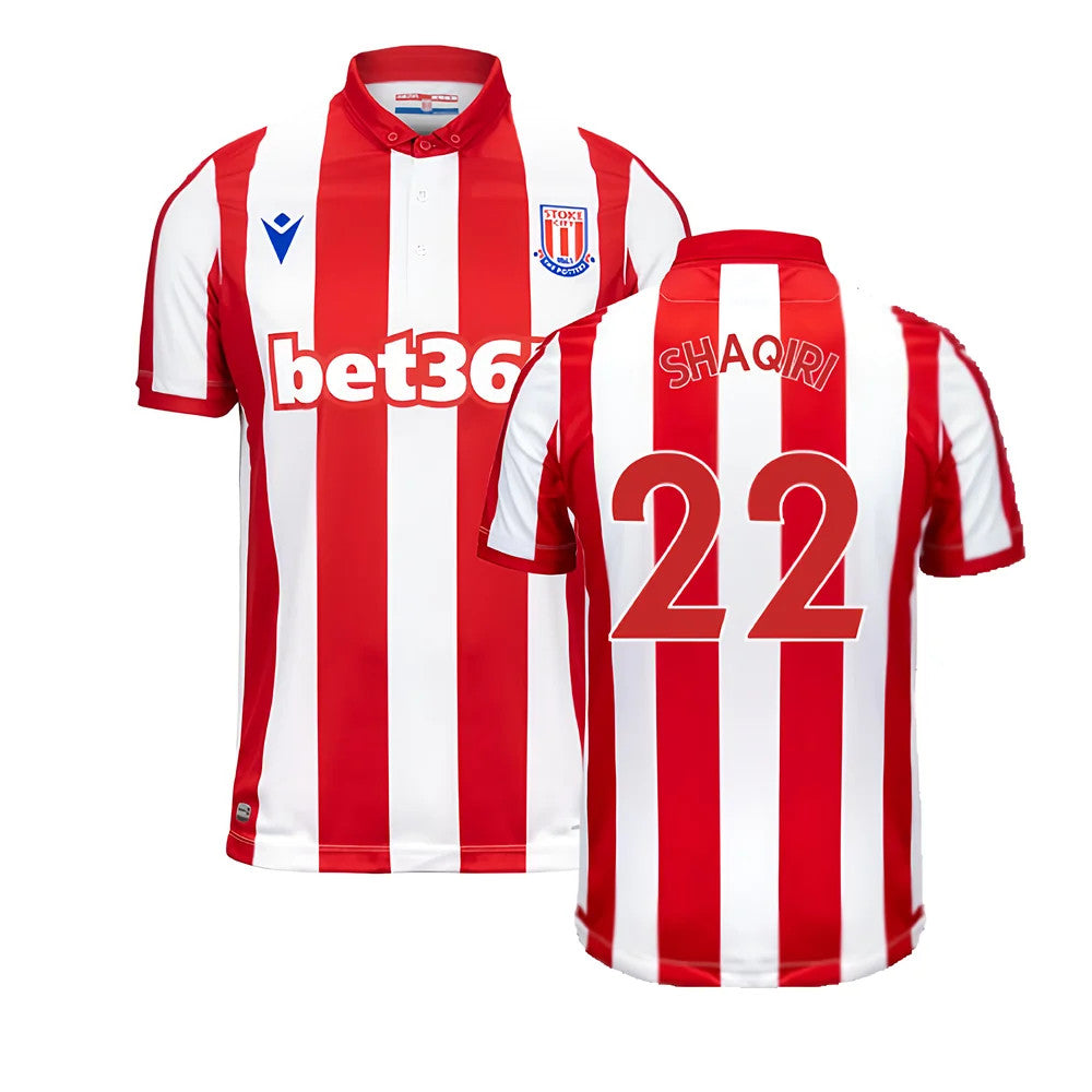Stoke City 2019-20 Home Shirt ((Excellent) XL) (Shaqiri 22)_0