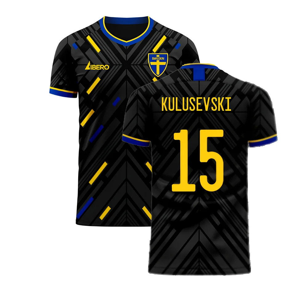 Sweden 2025-2026 Away Concept Football Kit (Libero) (KULUSEVSKI 15)_0