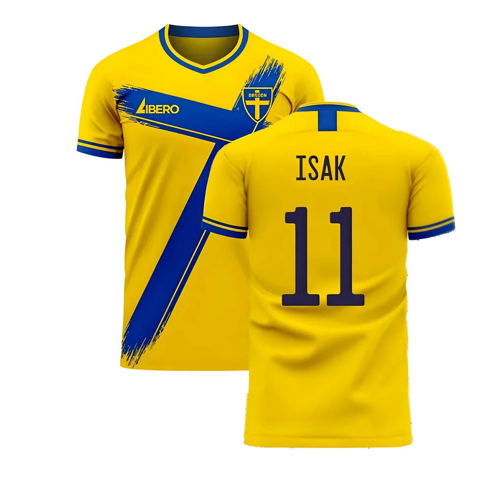 Sweden 2025-2026 Home Concept Football Kit (Libero) (ISAK 11)_0