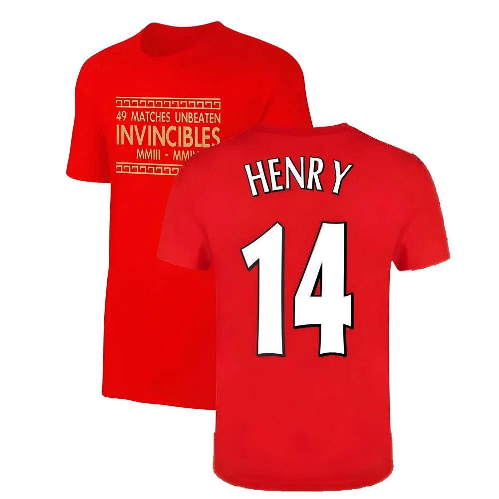 The Invincibles 49 Unbeaten T-Shirt (Red) (HENRY 14)_0