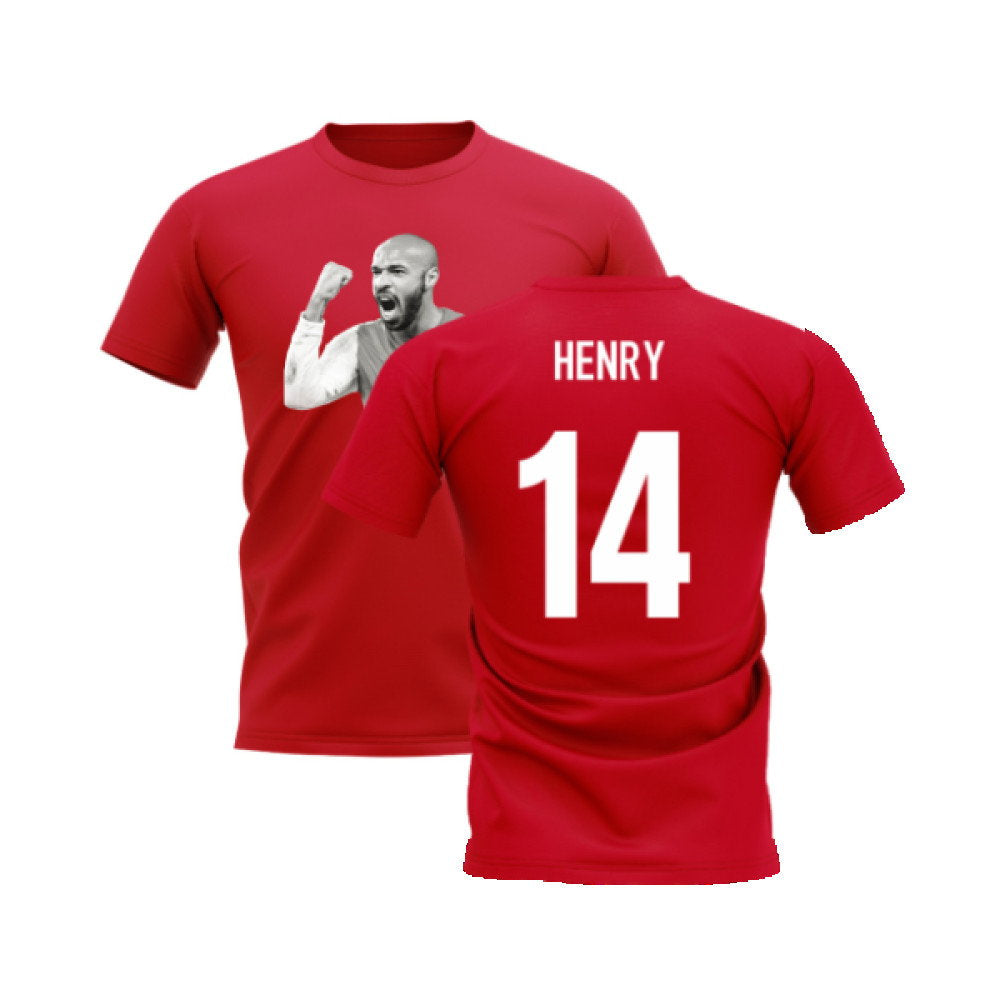 Thierry Henry Legend T-Shirt (Red) (Henry 14)_0