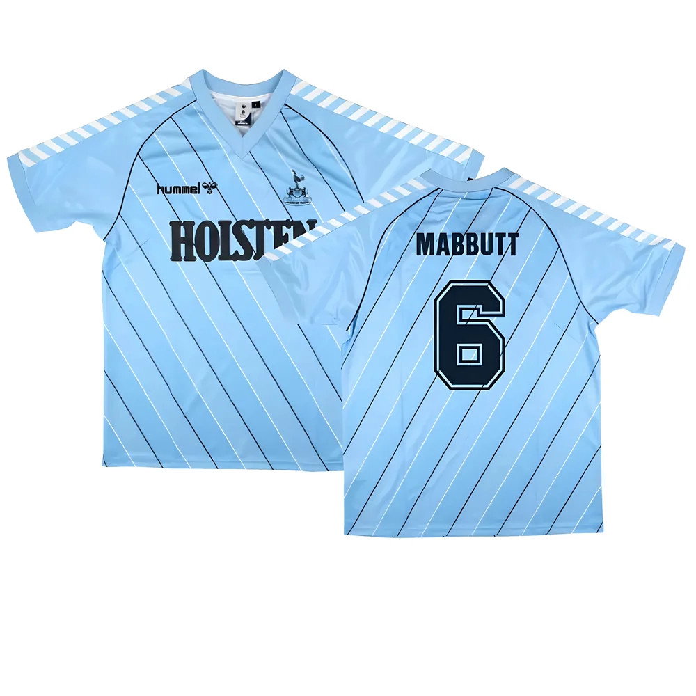 Tottenham 1985/87 Retro Hummel Away Shirt (Mabbutt 6)_0