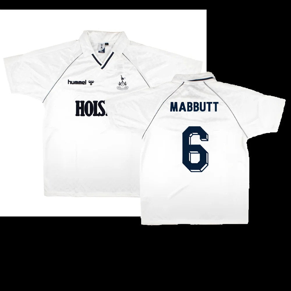 Tottenham 1989 Retro Hummel Home Shirt (Mabbutt 6)_0