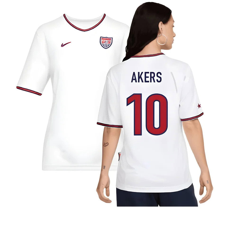 USWNT USA 1999 Reissue Home Shirt (Womens) (Akers 10)_0