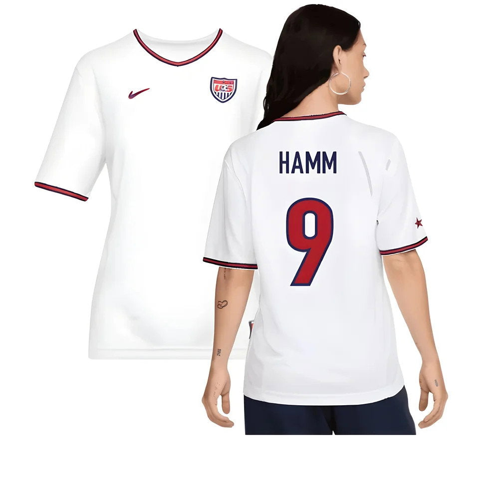 USWNT USA 1999 Reissue Home Shirt (Womens) (Hamm 9)_0