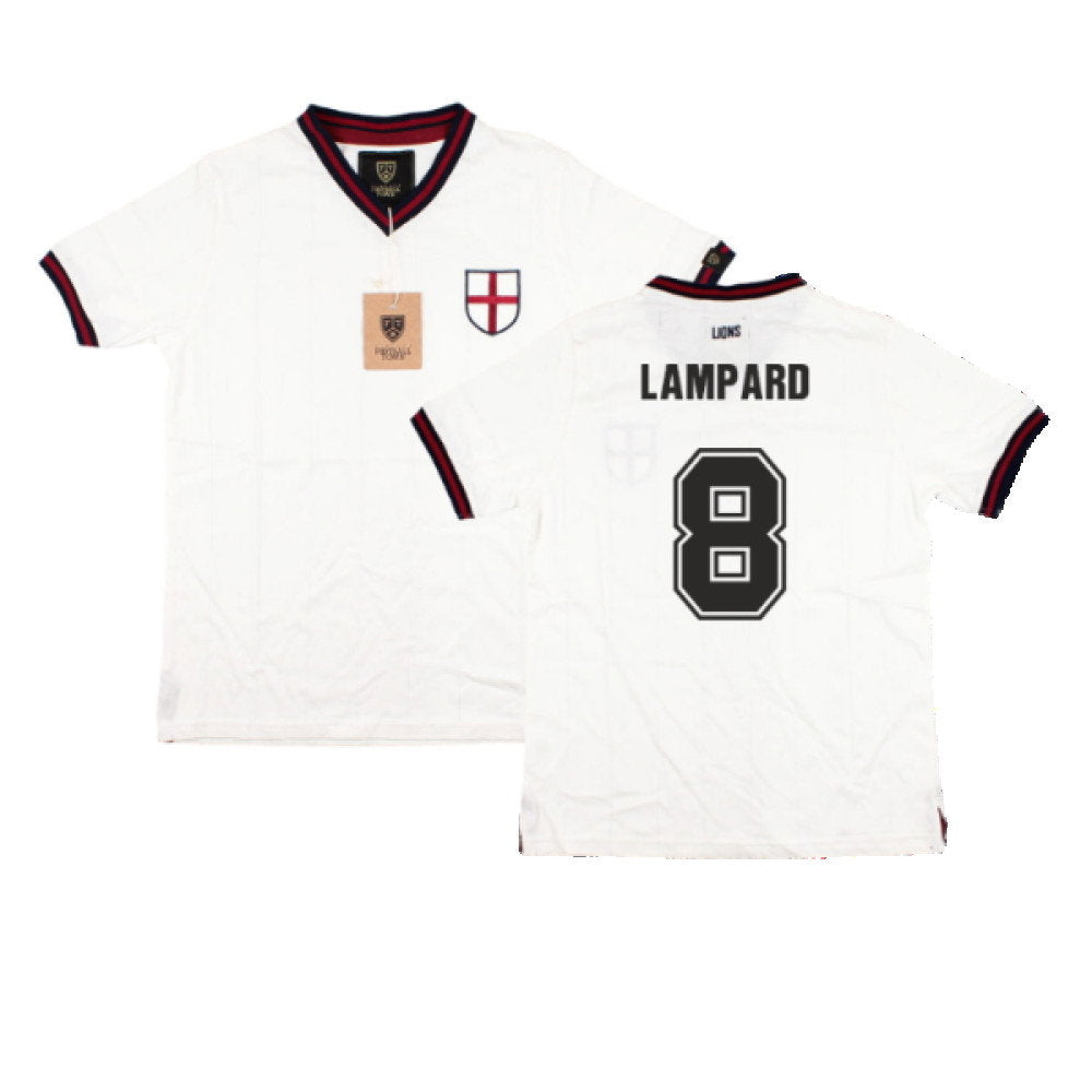 Vintage Football England Home Retro Shirt (LAMPARD 8)_0