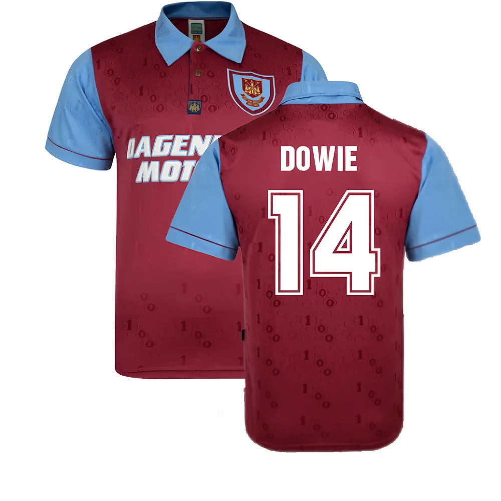 West Ham 1995-1996 Home Retro Shirt (Dowie 14)_0