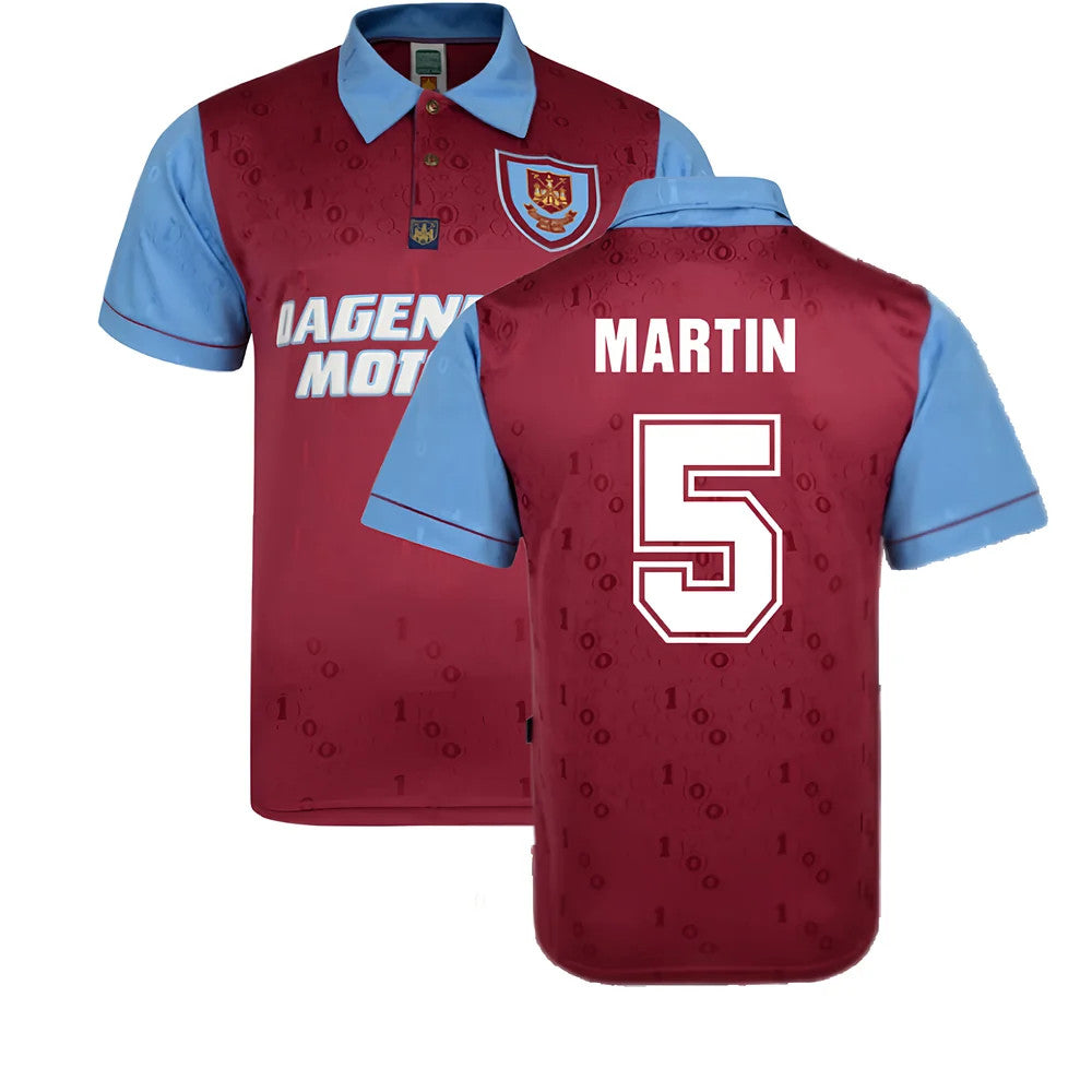 West Ham 1995-1996 Home Retro Shirt (Martin 5)_0