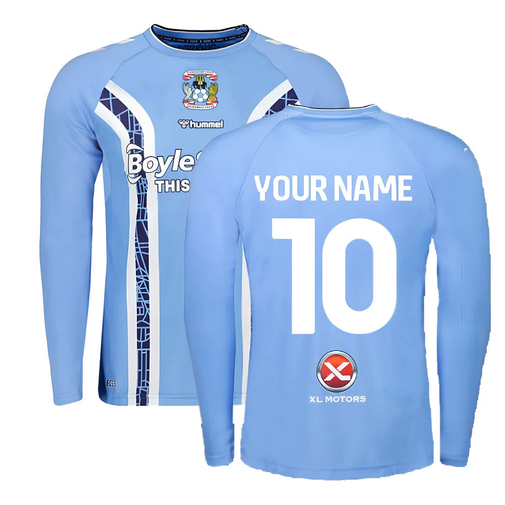 2022-2023 Coventry City Long Sleeve Home Shirt (Your Name)_0