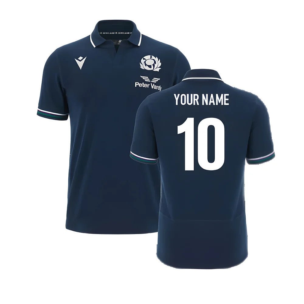 2023-2024 Scotland Home Cotton Rugby Shirt (Your Name)_0