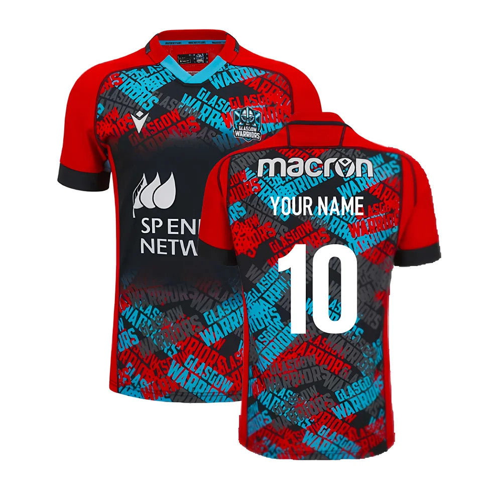 2023-2024 Glasgow Warriors Training Rugby Shirt (Your Name)_0