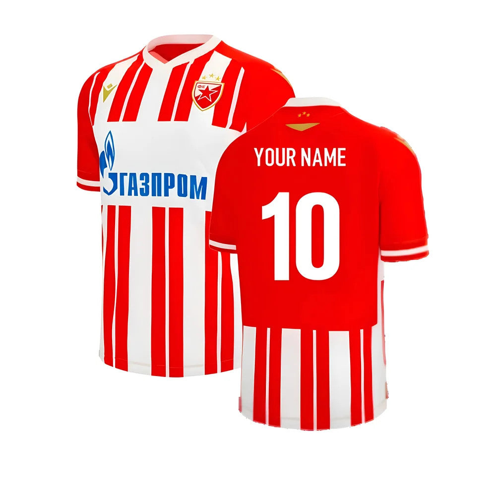 2023-2024 Red Star Belgrade Home Shirt (Your Name)_0