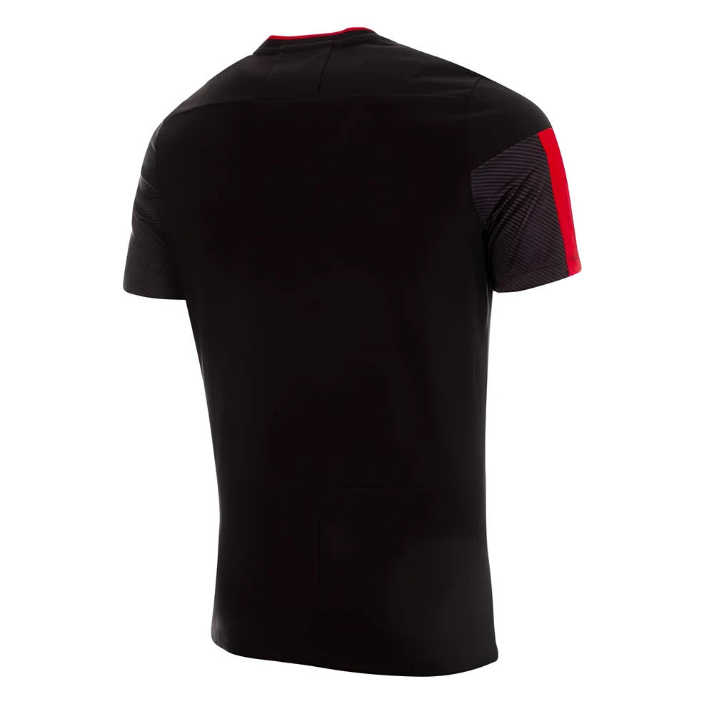 2020-2021 Wales Official Poly Cotton Travel Shirt (Black)_1