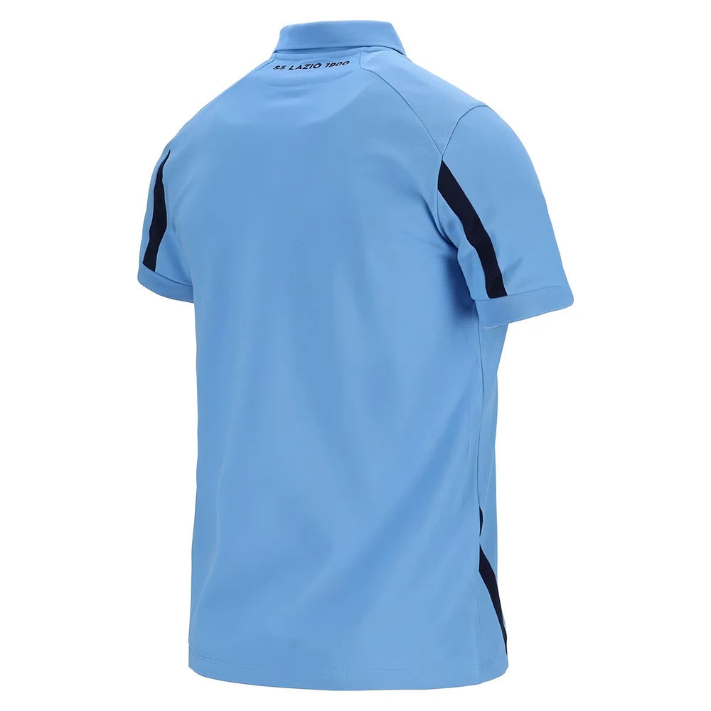 2021-2022 Lazio Poly Cotton Polo Shirt (Blue)_1
