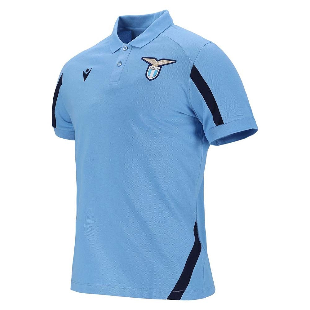 2021-2022 Lazio Poly Cotton Polo Shirt (Blue)_0