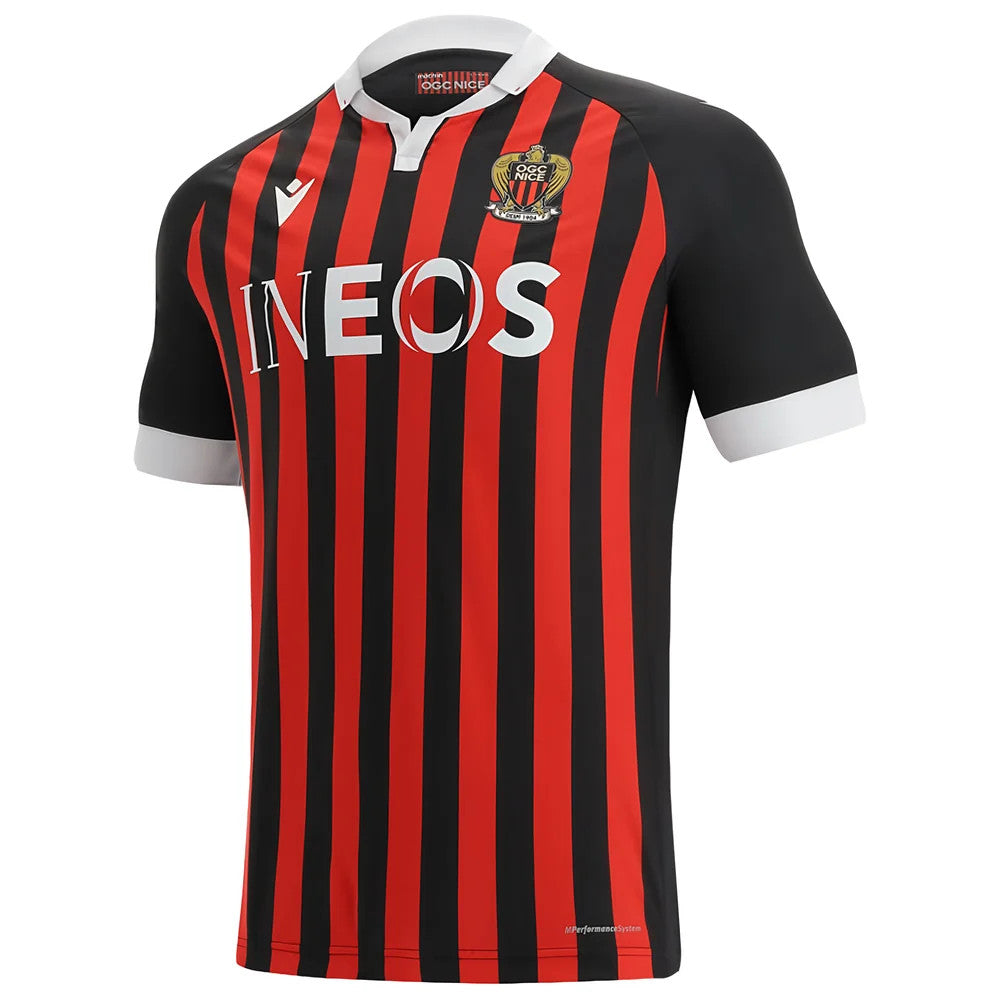 2021-2022 OGC Nice Home Shirt_0