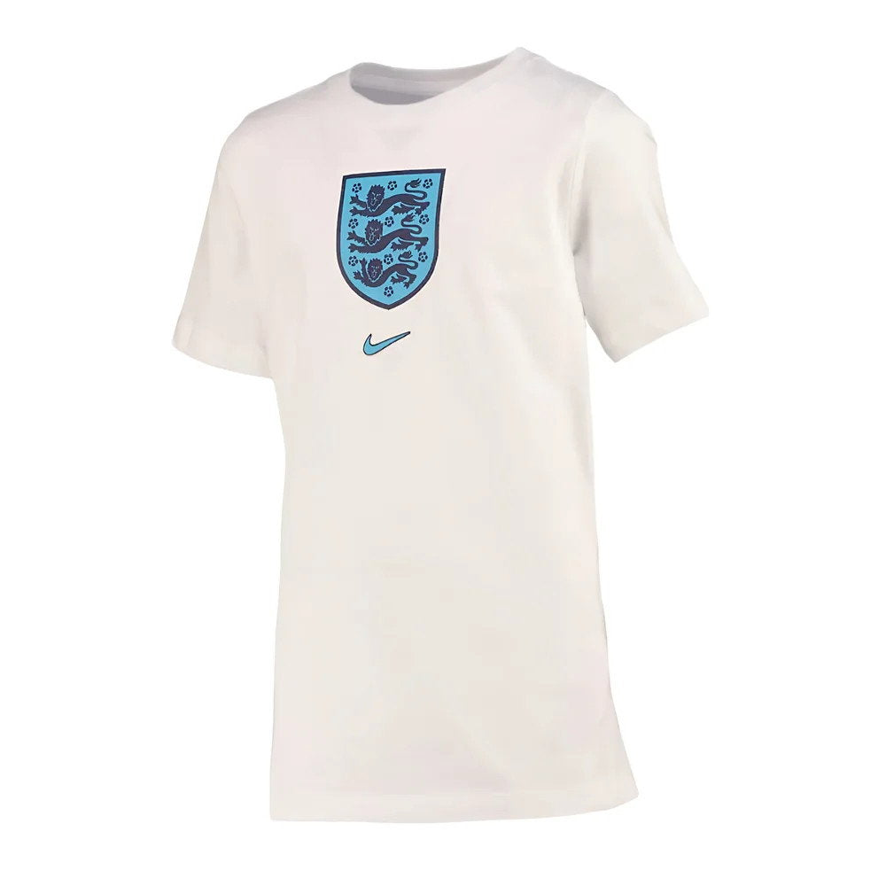 2022-2023 England Crest Tee (White) - Kids (Beckham 7)_3