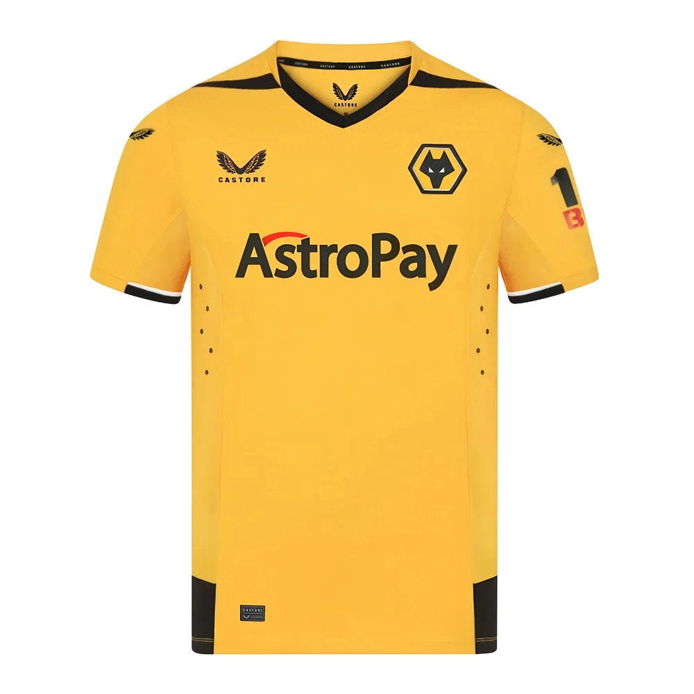 2022-2023 Wolves Home Pro Jersey (Cunha 12)_3