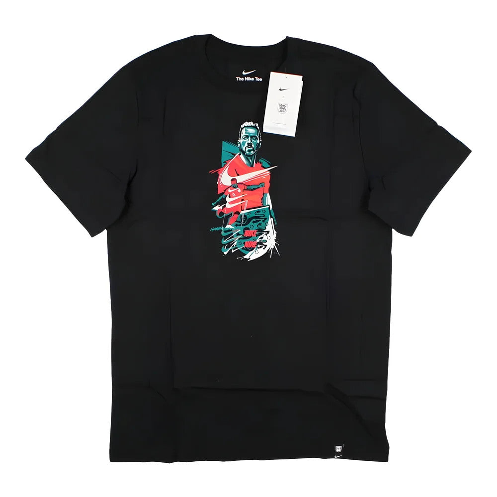 2022-2023 England Player T-Shirt (Black)_0