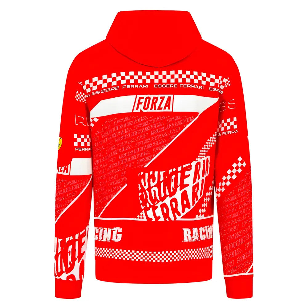 2023 Ferrari Graphic Hoody (Red)_1