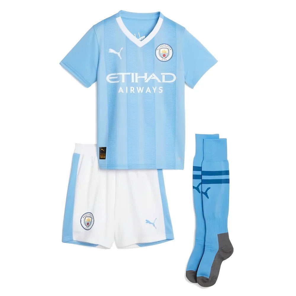 2023-2024 Man City Home Mini Kit (LAPORTE 14)_3