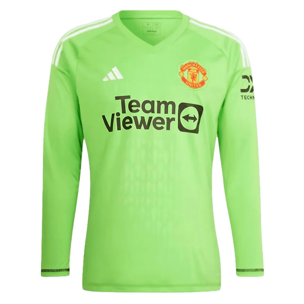2023-2024 Man Utd Home Goalkeeper Shirt (Solar Green) (DE GEA 1)_3