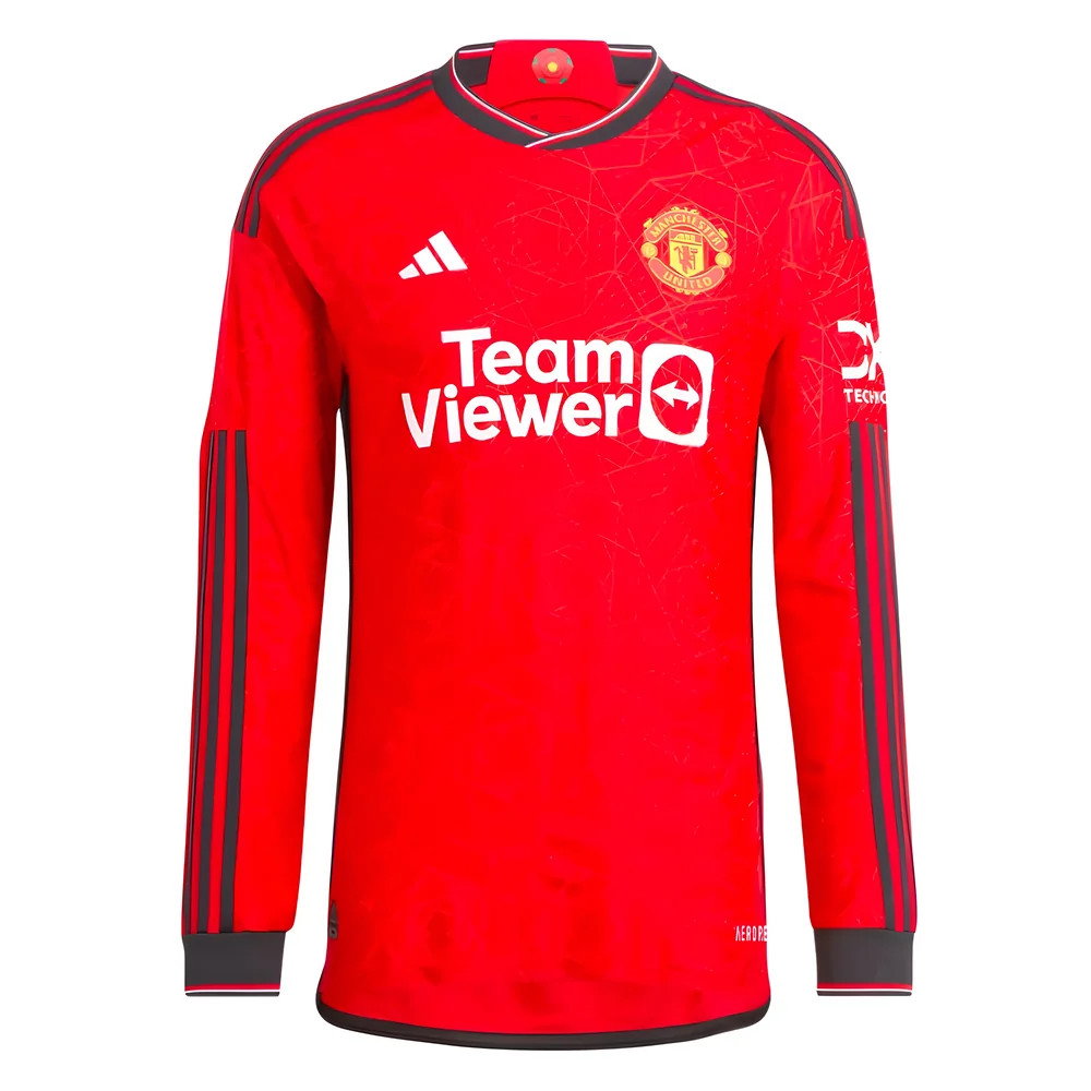 2023-2024 Man Utd Long Sleeve Home Shirt (Galton 11)_0