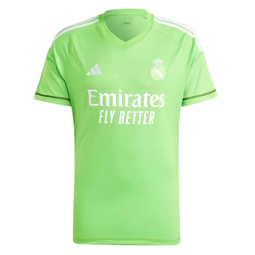 2023-2024 Real Madrid Home Goalkeeper Shirt (Solar Green) (CASILLAS 1)_3
