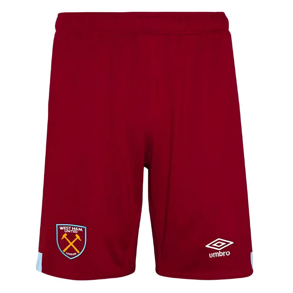 2023-2024 West Ham Home Shorts (Claret) - Kids_0