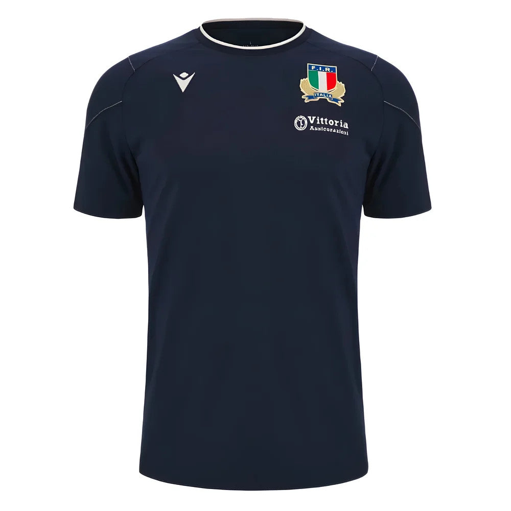 2023-2024 Italy Rugby Travel Player Shirt (Navy)_0