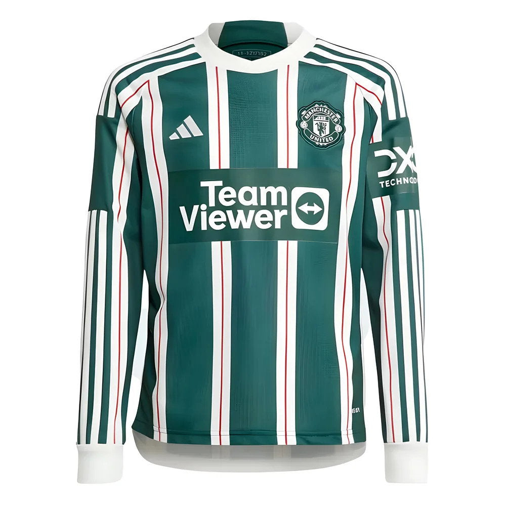 2023-2024 Man Utd Away Long Sleeve Shirt (Kids) (Ladd 12)_0