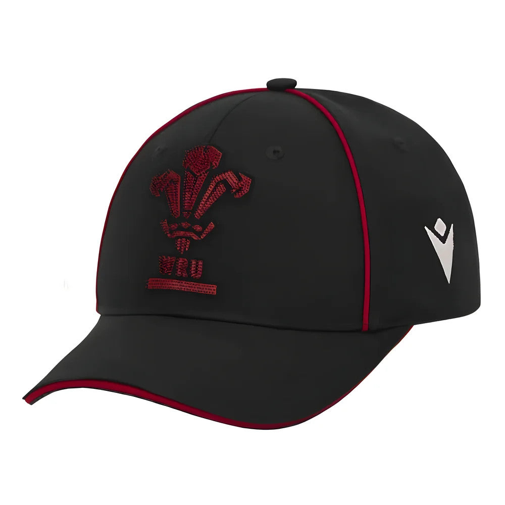 2023-2024 Wales Rugby Baseball Cap (Toothbrush Black)_0