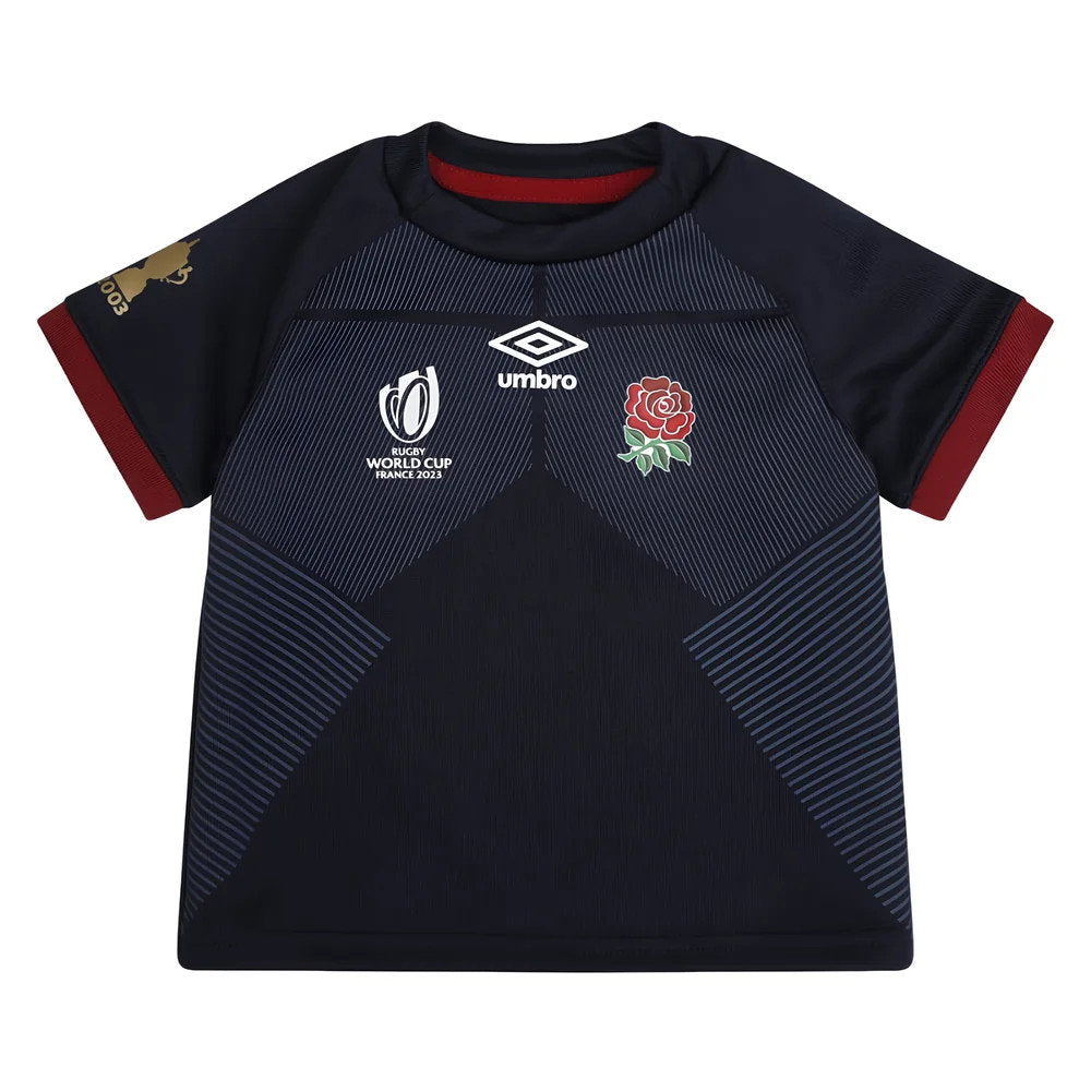 England RWC 2023 Alternate Replica Rugby Baby Shirt (Tindall 3)_3