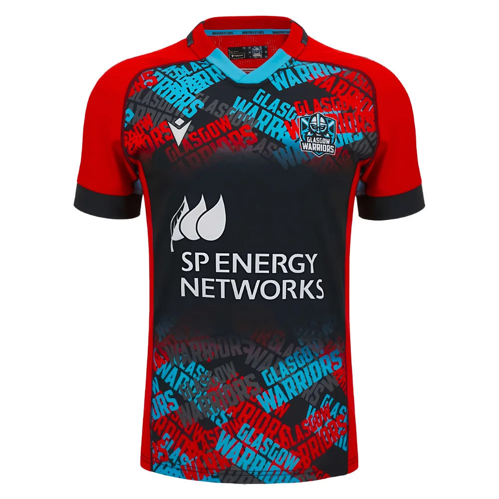 2023-2024 Glasgow Warriors Training Rugby Shirt (Your Name)_3